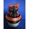 Feuerdrache im Ei – 3D-gedruckte Dekofigur