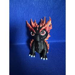 Feuerdrache im Ei – 3D-gedruckte Dekofigur