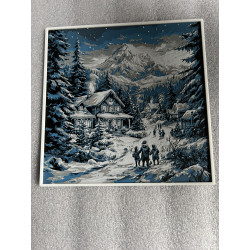 Winterspaziergang in den Bergen