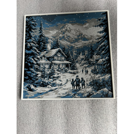 Winterspaziergang in den Bergen