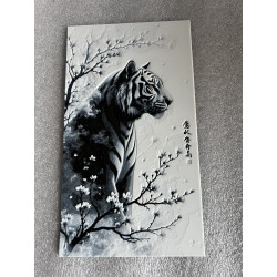 Tiger im Blütenwald