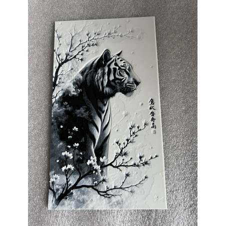 Tiger im Blütenwald