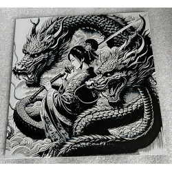 Drachenkriegerin – Asiatische Fantasy-Kunst