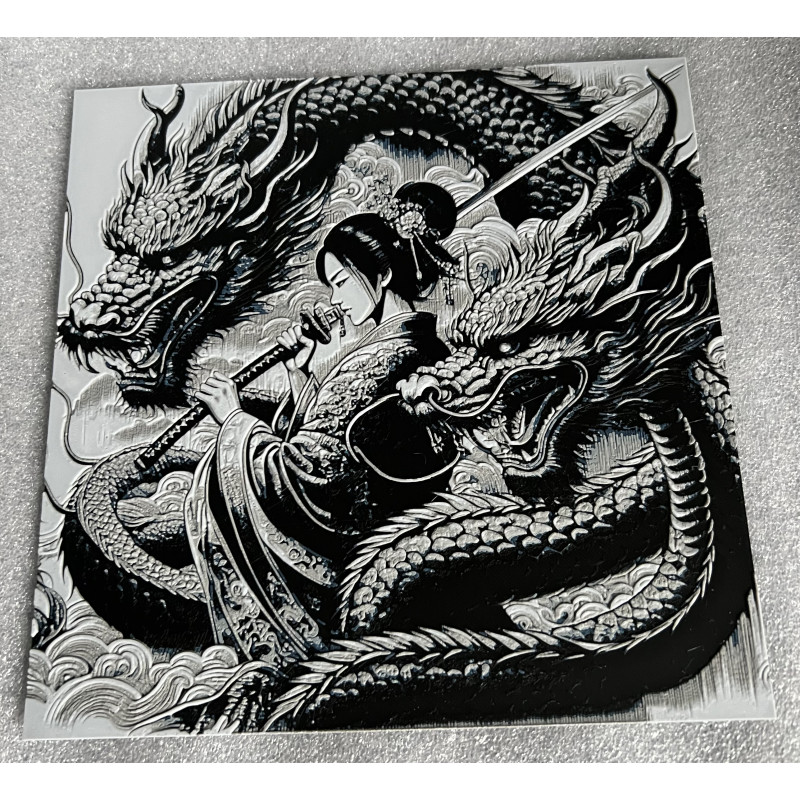 Drachenkriegerin – Asiatische Fantasy-Kunst