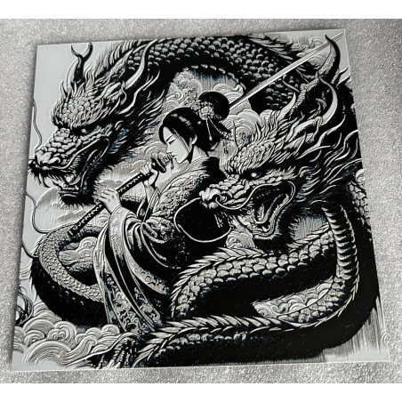 Drachenkriegerin – Asiatische Fantasy-Kunst