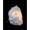Weiße 3D Drachenlampe mit leuchtender Kugel, RGB-Licht und skulpturalem Design
