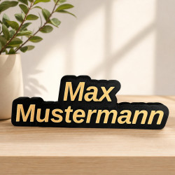 3D-Namensschriftzug personalisiert | moderne Deko