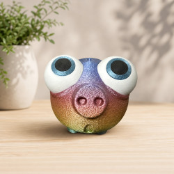 Sparschwein mit Drehverschluss | dekorative Spardose