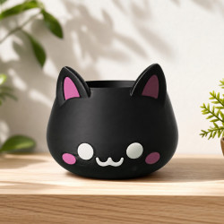 Katzenkübel – dekorativer 3D-Kübel mit Katzenmotiv – Katzenkübel