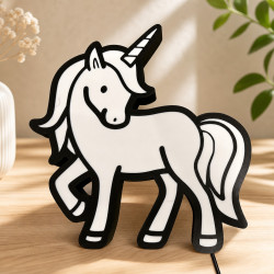 Einhorn Nachtlicht mit RGB-LED – Einhorn Nachtlicht