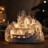 Weihnachtsdorf mit Eisenbahn – stimmungsvolle Winterdeko – Weihnachtsdorf mit Eisenbahn