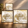 Personalisierte Lithobox mit 1 Bild – LED-Lampendekoration – Lithobox mit eigenem Bild