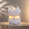 Skull Flame RGB Deko-Leuchte mit USB-A und Fernbedienung – Totenkopf Deko-Leuchte
