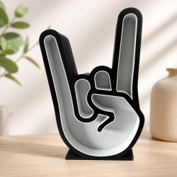 Rock-Hand-Licht mit RGB-LED – Rock-Hand Nachtlicht