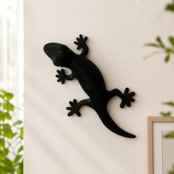 Gecko Wanddeko – modernes Tiermotiv in 3 Größen – Gecko Deko