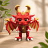 Farbiger Drache (beweglich) – beweglicher Drache