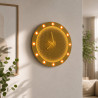 Wanduhr Wabe mit LED-Lichteffekt – Wanduhr mit LED-Licht