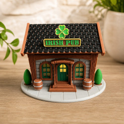 Irish Pub als Miniaturhaus – Irish Pub Dekofigur