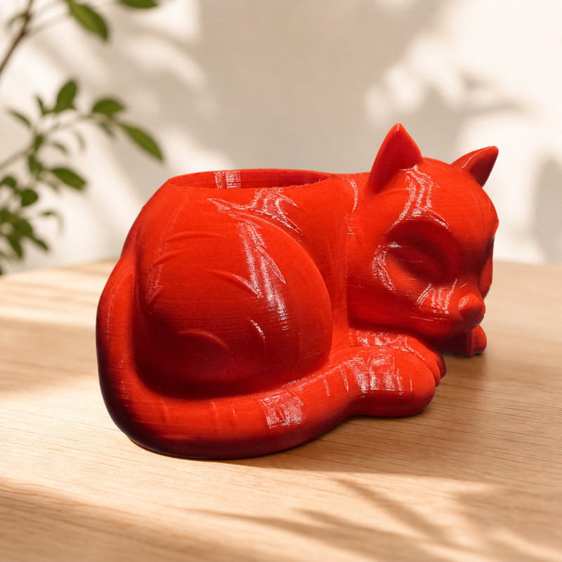 Blumentopf (Schlafende Katze) – Blumentopf Katze