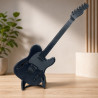 Gitarre mit Ständer – dekoratives 3D-Modell – dekorative Gitarre