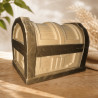 Dekorative Truhe in zweifarbigem Design – Deko-Truhe