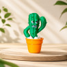 Kaktus 2 – dekorative Kaktusfigur mit Farbdruck – Kaktus Dekofigur