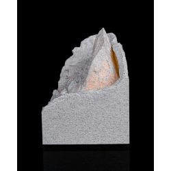 Beleuchtete PERU 3D-Relieflampe mit Berg- und Ruinenlandschaft sowie Gravur auf der Vorderseite