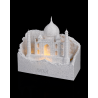 Dekorative Taj Mahal Leuchtlampe mit RGB-Beleuchtung, Minaretten und INDIA-Schriftzug