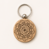 Personalisierter Holz-Schlüsselanhänger rund, 4cm