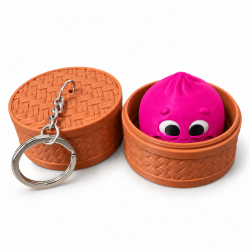Dumplin-Klicker – Sammelfigur mit Schlüsselanhänger