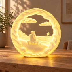 Hafen Traum RGB Tischlampe mit USB-A entdecken