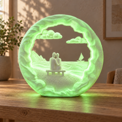 Hafen Traum RGB Tischlampe mit USB-A entdecken