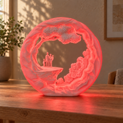 Familien Baum RGB-Tischlampe mit USB-A für Deko