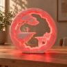 Der Träumer RGB Deko-Tischlampe mit USB-A in Weiß