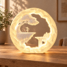 Der Träumer Deko-Tischlampe RGB mit USB-A