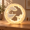Der Wanderer Deko-Tischlampe RGB mit USB-A