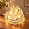 Weihnachtsdorf mit Eisenbahn als stimmungsvolle Winterdeko