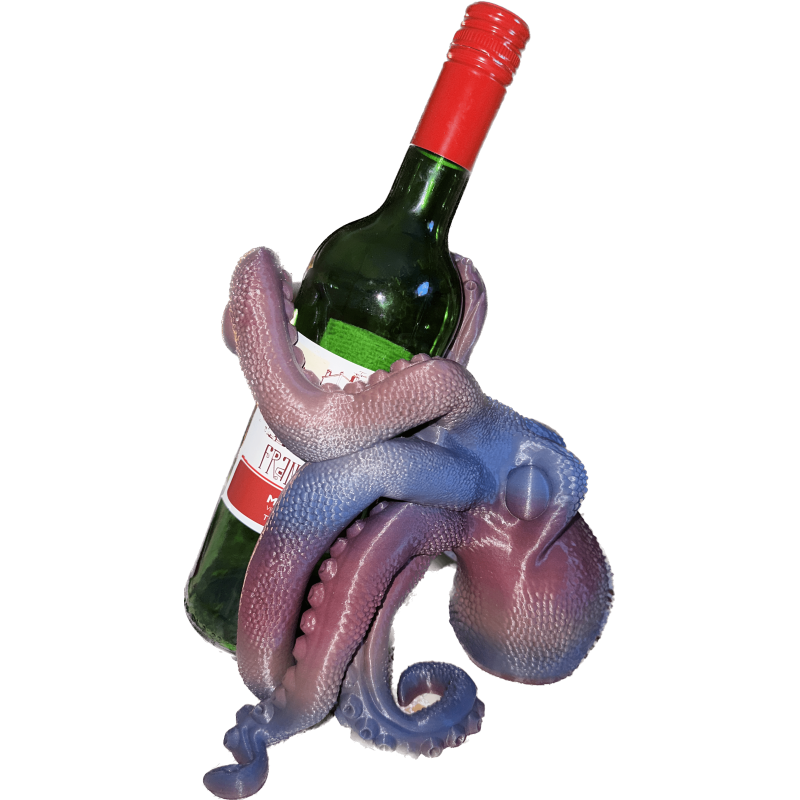 Weinflaschenhalter (Oktopus)