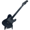 Gitarre mit Ständer – dekorative Dekofigur