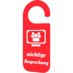 Türhänger mit Wunschtext | individuell gestalten