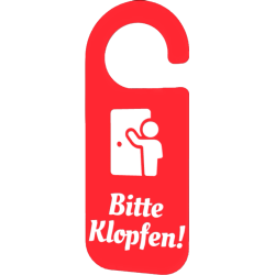 Türhänger mit Wunschtext | individuell gestalten