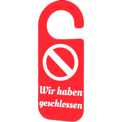 Türhänger mit Wunschtext | individuell gestalten