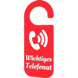Türhänger mit Wunschtext | individuell gestalten