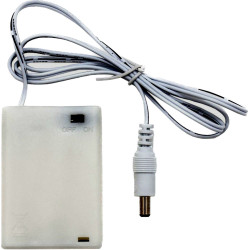 Batteriebox für Litholampen mit 5,5x2,1-mm-Anschluss