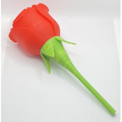 Rose – dekoratives 3D-Modell mit Farbwahl