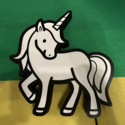 Einhorn Nachtlicht mit RGB-LED