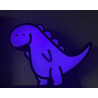 Dinosaurier-Nachtlicht mit RGB-LED