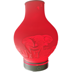 Elefantenlampe in Vasenform – dekorative Deko-Lampe