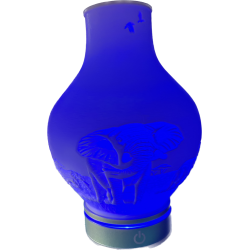 Elefantenlampe in Vasenform | Dekorative Designlampe