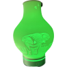 Elefantenlampe in Vasenform | Dekorative Designlampe